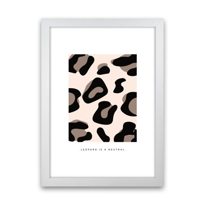 Big Leopard Powder Rose - Print