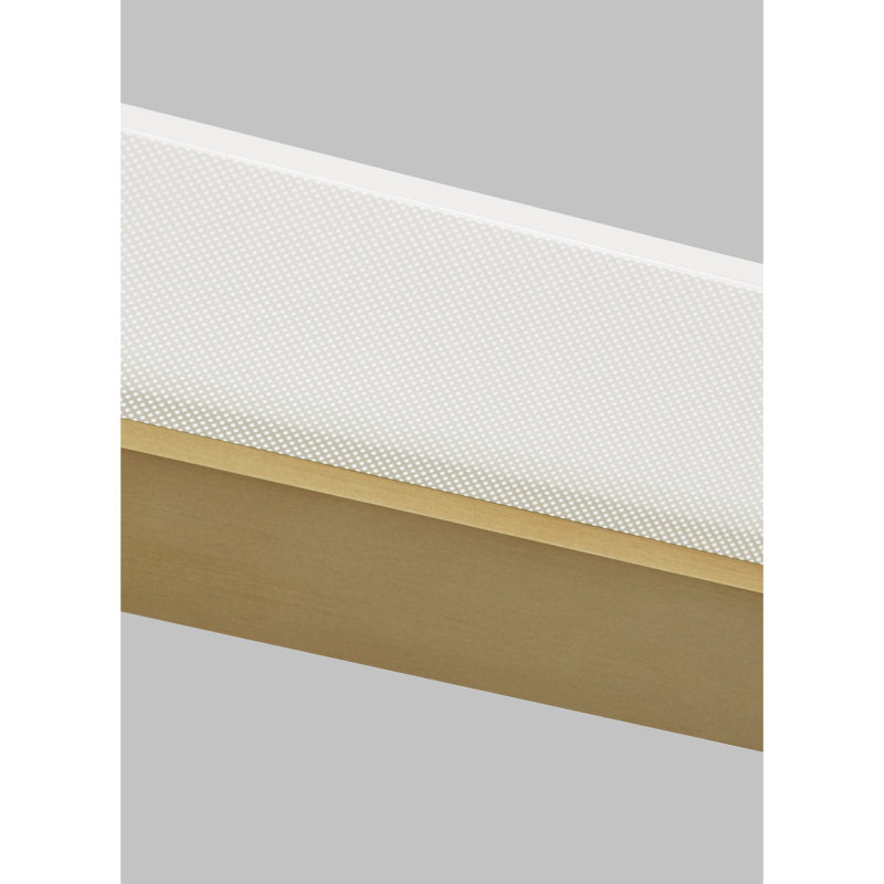 Tris 3 - Light LED Vanity Light, Aged Brass