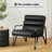 Cacey Faux Leather Armchair-659280909