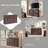 Niyah 58"  Buffet Cabinet with Storage, Sideboard Buffets Cabinet with 4  Doors and 2 Drawers-797147071