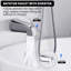 Douche combinée sans outil à 7 jets chromés 1,8 gallons par minute