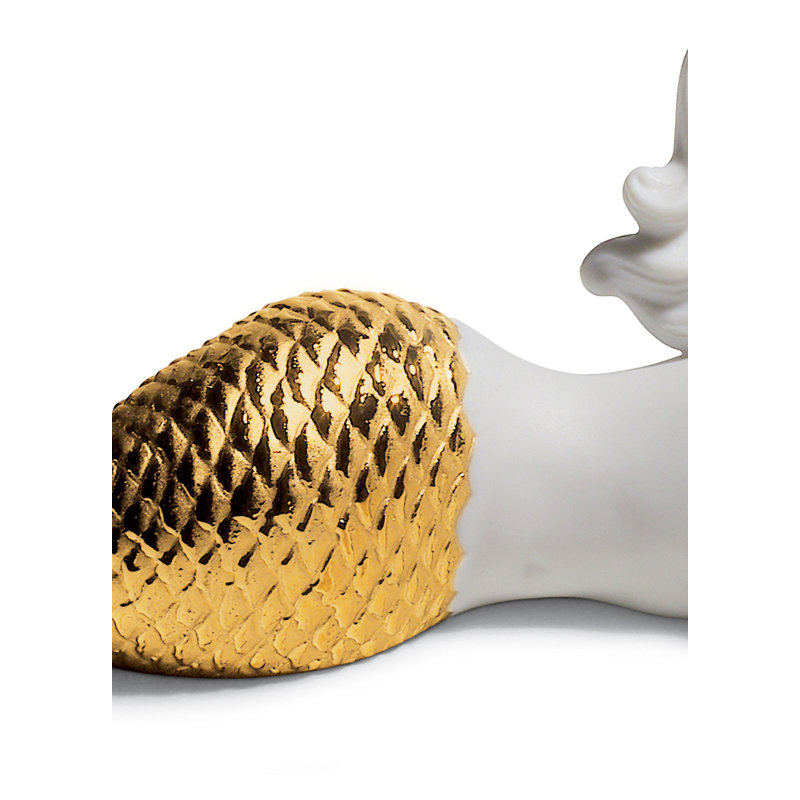 Day Dreaming at Sea Figurine, Gold