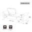 Banc de rangement rembourré Modern-129680428-129680429-129680432