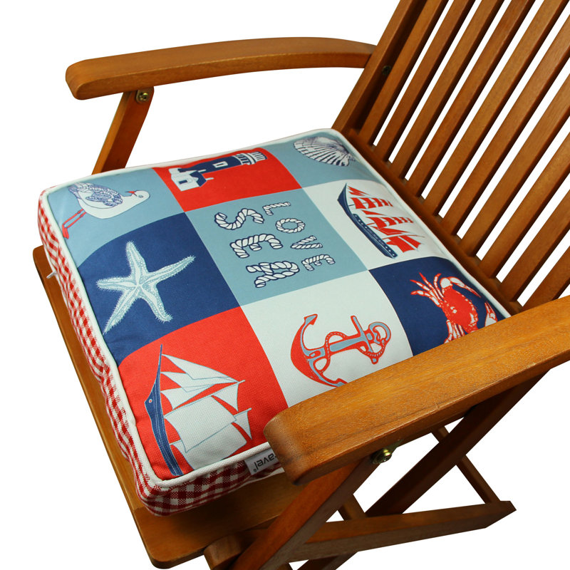 Housse et insert de coussin d'extérieur carré en polyester / coton Dnaya