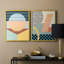 Moderne Memphis III - reproduction encadrée de qualité supérieure - prête à être accrochée - aucun clou requis - aucun clou requis-201248607-201248592