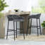 Ensemble de tabourets de bar contemporain en corde tissée pour l'extérieur-1253588293