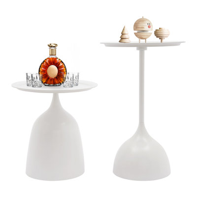 Round Side Table Set Round Coffee Table End Table Set