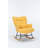 Comfortable High-Backrest Nursery Rocking Chair For Relaxation And Bonding