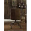 Chaise de bureau en cuir fleur-658958841