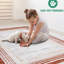 Élégant tapis sans perte de poils 6X9 - brun / teint pour la chambre à coucher, le salon, la salle à manger-99045072