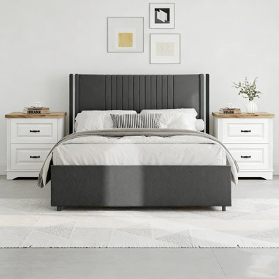 Ensemble de lit plateforme 3 pièces Modern
