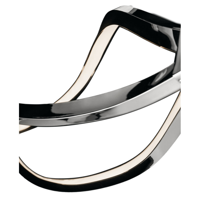 1 - Light Chrome LED Unique/Statement Pendant, 11" H x 43.25" W x 11" D, Chrome