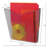 Deflect-o® Euro-Style DocuPocket® Portrait Wall Fi PVC / Vinyl Hanging Files Open