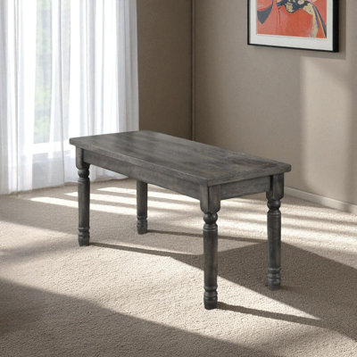 40"W Homestead Farmhouse Dining Bench – Perfect Blend Of Style And Durability