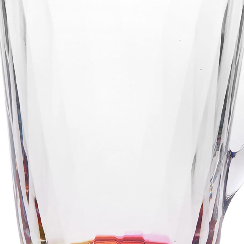 Set of Six Clear Acrylic Pitcher