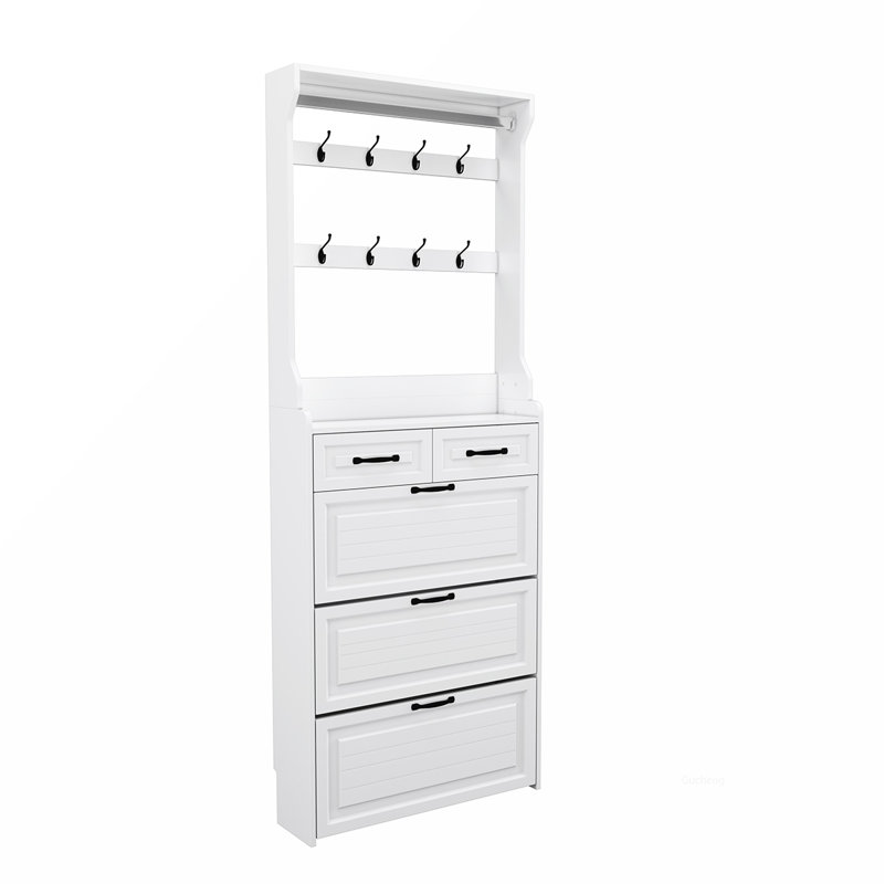 Versatile Shoe Cabinet with Multiple Compartments for Efficient Storage