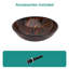 Lavabo vasque Amber - Brown