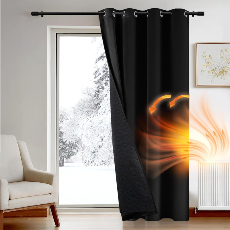 Room Darkening Single Curtain Panel