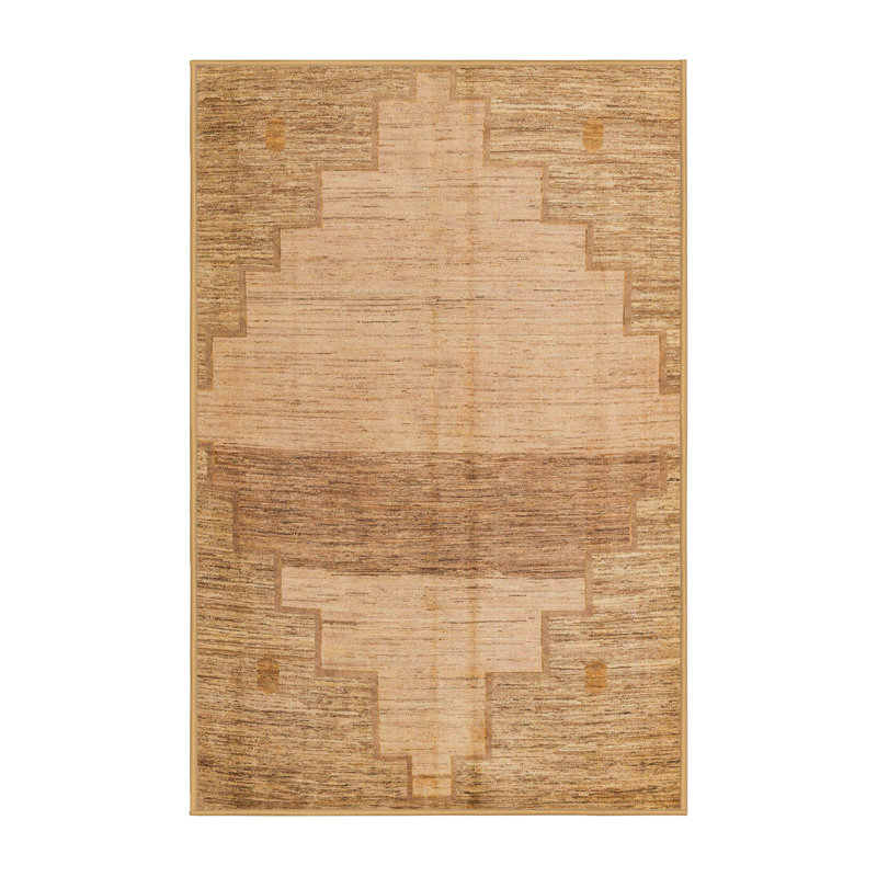 Tapis décoratif multicolore à motif abstrait, Rectangle 7 pi x 10 pi