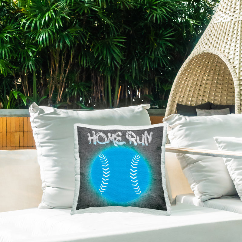 Housse et insert de coussin décoratif carré en polyester pour l'intérieur et l'extérieur par CAD Designs