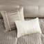 Édredon grand taupe 7 pièces Charmeuse, coussins décoratifs et taies décoratives Charmeuse-129576664