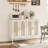 48" Rattan Sideboard Buffet Cabinet With 4 Doors, Adjustable Shelves, Built-In Power Outlet, Versatile Console Table For Kitchen, Dining Room, Living Room-1217107697
