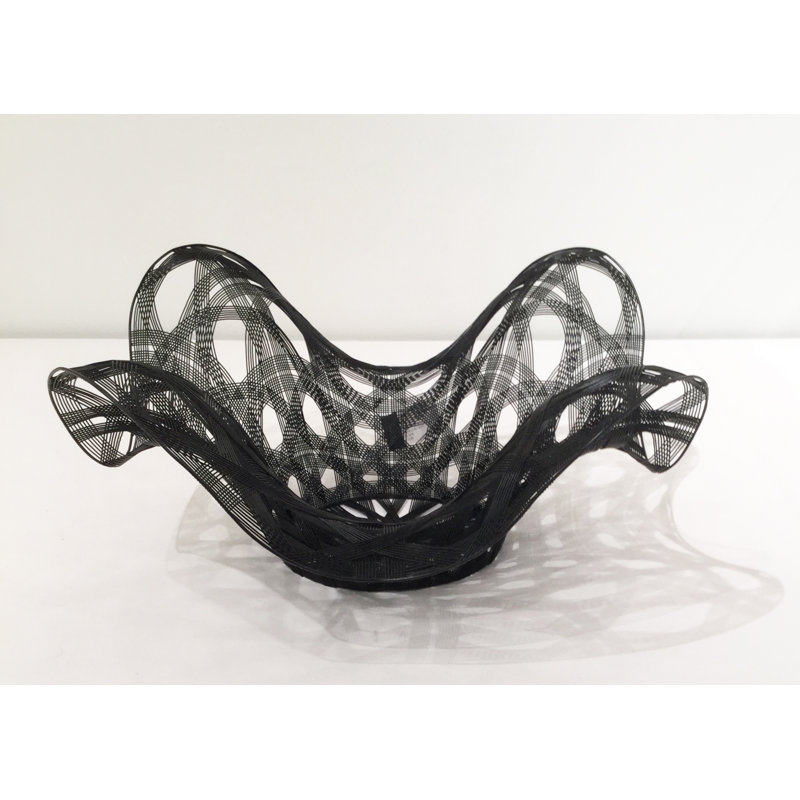 Papillon Iron Wire Tray, 6" H x 18.5" W x 18.5" D