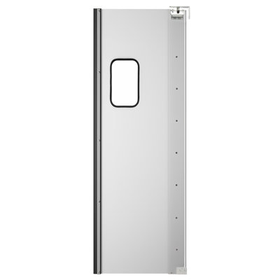 Commercial Single Aluminum Swinging Traffic Door with Window -  Door Opening