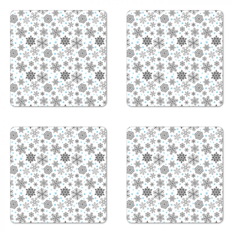 Square 4 Piece Coaster Set