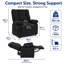 Fauteuil inclinable électrique avec télécommande, fauteuil inclinable en chenille compact avec poche latérale et repose-pieds, capacité de 350 lb-1306879063