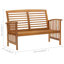Bellariva 4 Piece Garden Lounge Set Solid Acacia Wood