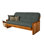 Futon double Bridyn avec matelas inclus