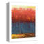 Arbres rouge vif sur toile-1306591339