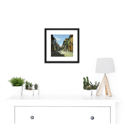 Monet Rue De La Bavole Honfleur by Claude Monet - 1 Piece Single Picture Frame Painting