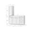 Meuble-lavabo simple 60 po Disar-111300901