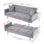 Single 202 " Upholstered Convertible Sofa