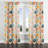For Teenagers Retro Florals Velvet Curtains - Vintage Mid Century Retro Flowers Twin Grommet Curtain - 1 Panel-1234936387-1234936392
