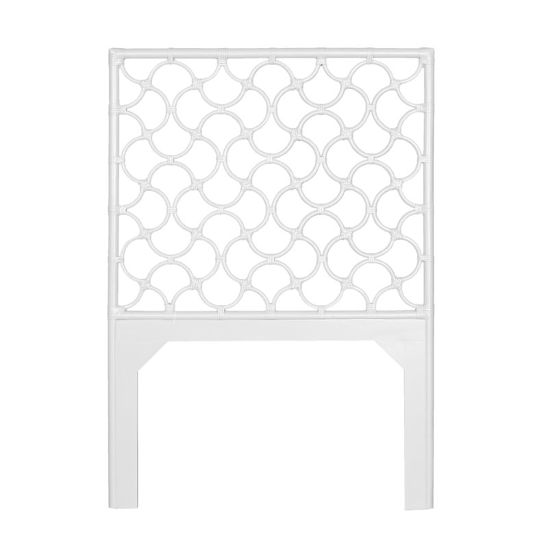 Mar Collection Headboard, Twin, White