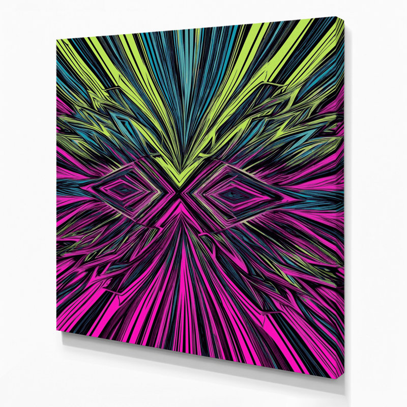 Art mural sur toile Op Art 30, H 8 po x l 8 po