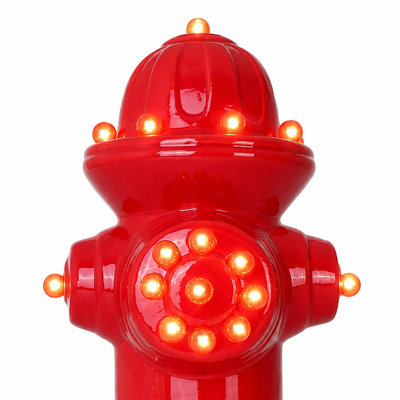 Bouche d'incendie lumineuse en céramique Alcott Hill®
