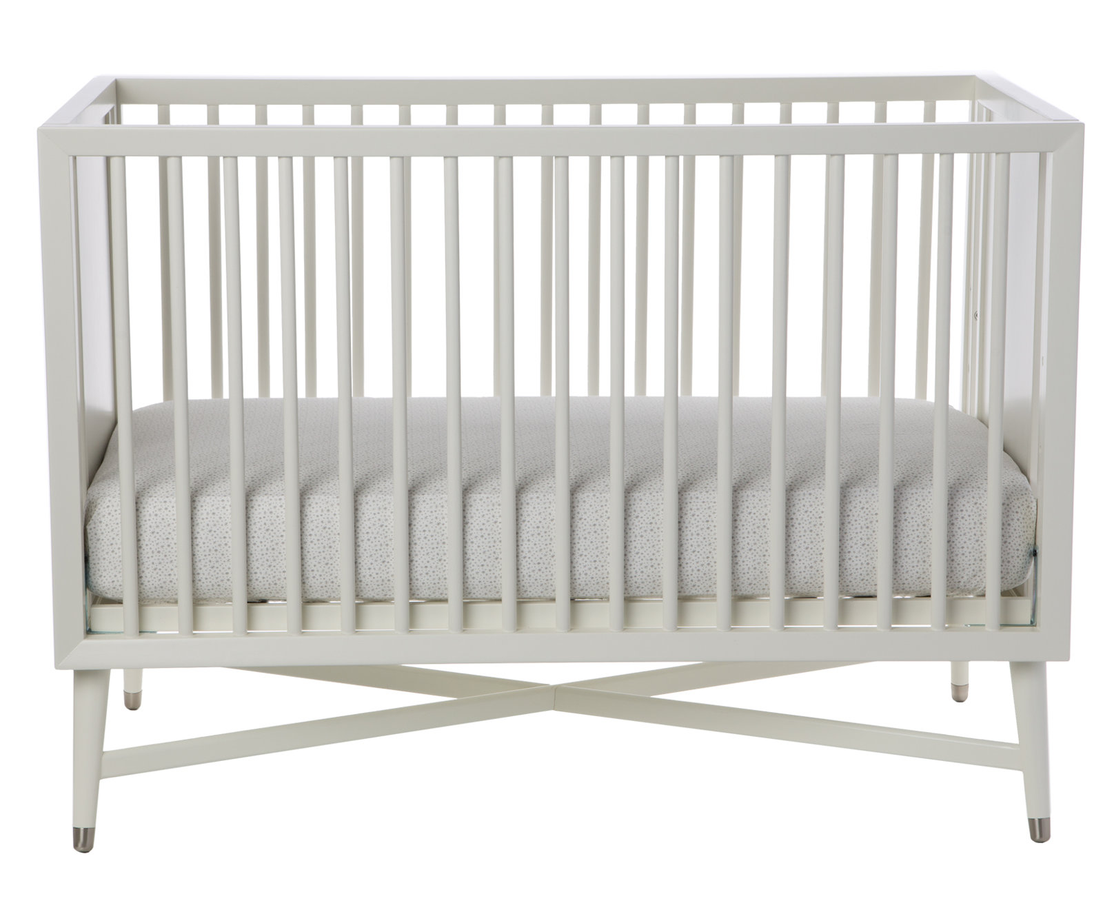 Paz 3 -in-1 Convertible Crib, French White