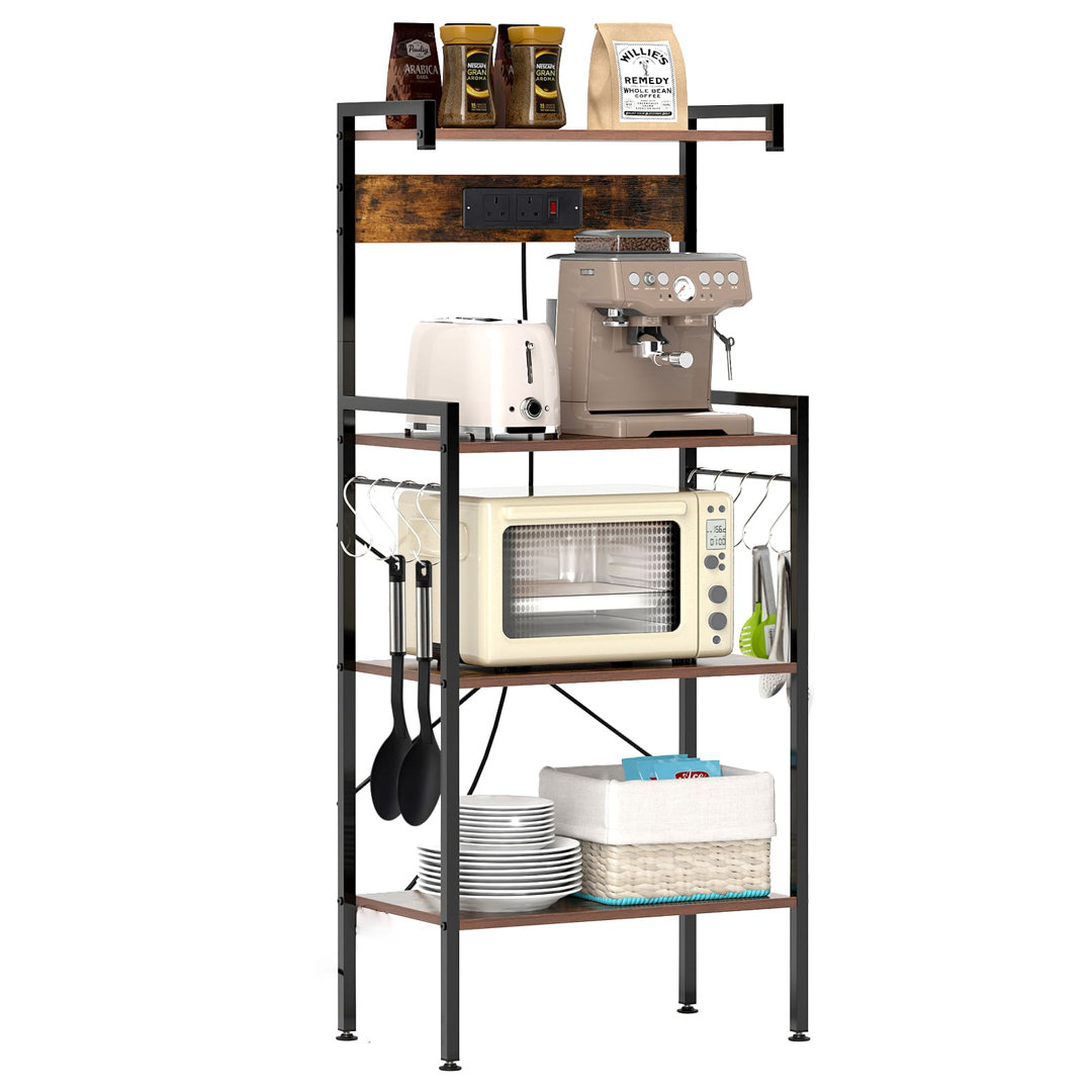 59cm Metal Standard Baker's Rack with Microwave Compatibility