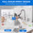 Widespread 2-function Bathroom Faucet with Pull Down Sprayer, with Drain Assembly-100754764