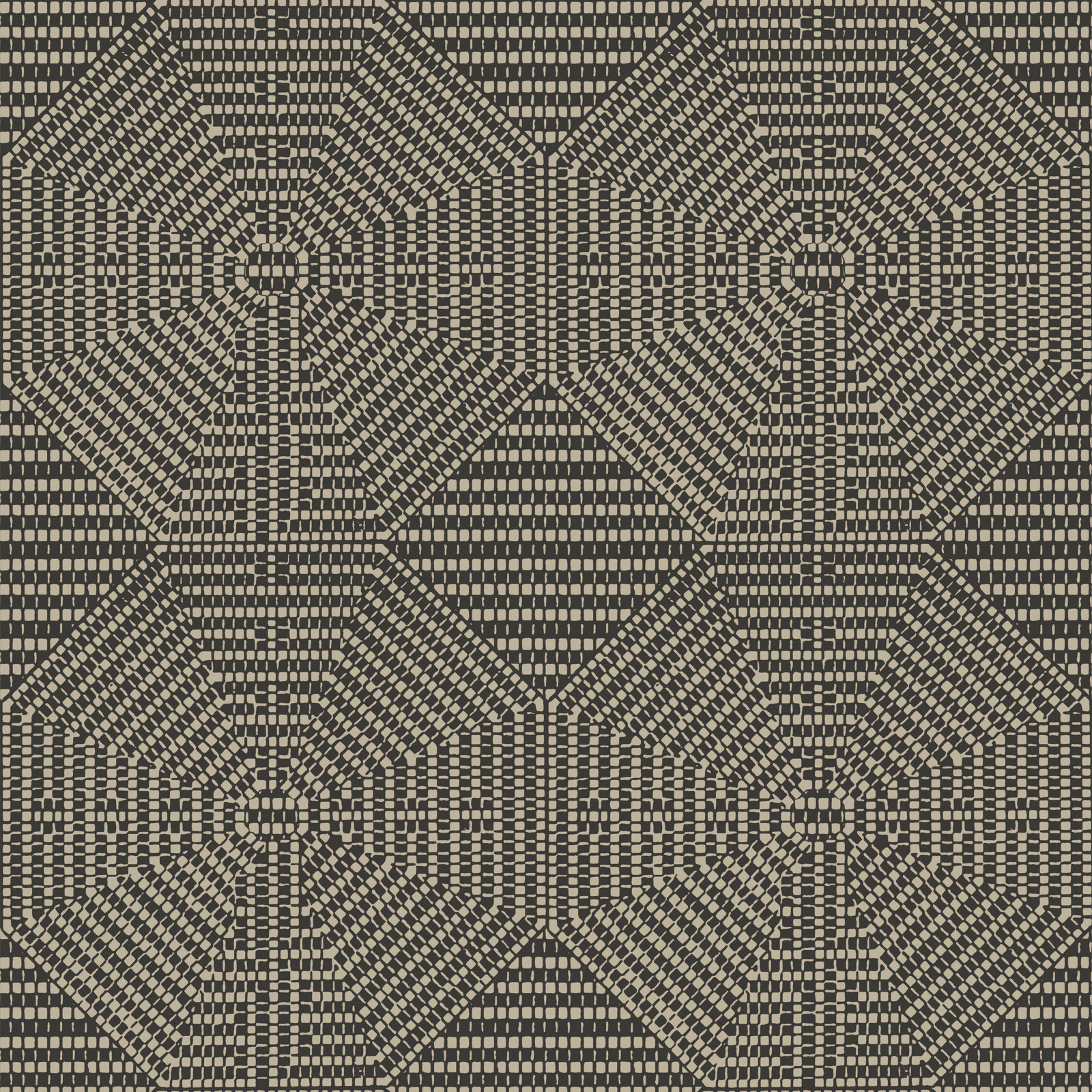 Geometric Peel & Stick Wallpaper Roll, Black