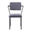 Chaise de bureau rembourrée à dossier ouvert-728041335
