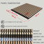 Mehreen 60 cm x 60 cm 3D Wall Panel (4-pack)-811745068