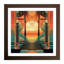 Sunrise Art Deco No.1 - Framed Print-553741839
