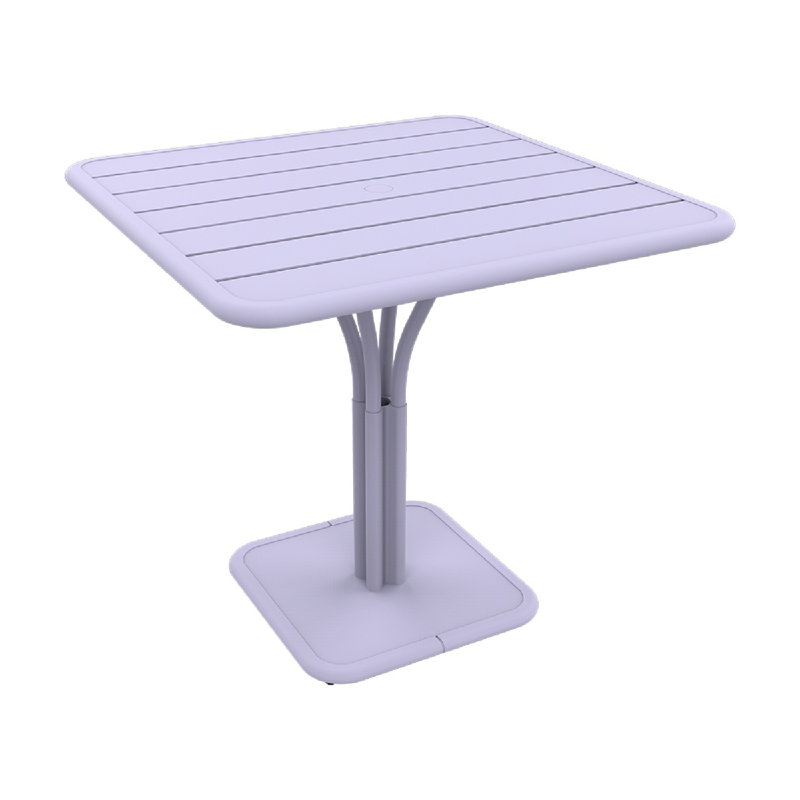 Luxembourg Outdoor Square Dining Table, Acapulco Blue, 36" W x 36" L x 29.5" H