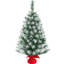 Green Spruce Flocked/Frosted Christmas Tree-314716376-401839303