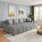Convertible Sectional Sofa With A Movable Storage Ottoman-762787332